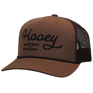 Hooey "OG" Brown Trucker Cap HATS - BASEBALL CAPS Teskeys   