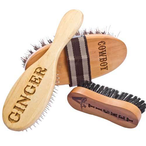 Engravable Combo Brush Set Customs & Awards - MISC Teskey's