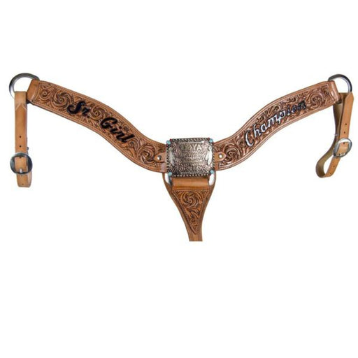 Trophy Breastcollar with Buckle Center Customs & Awards - Buckles Teskey's