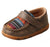 Twisted X Infant Brown Serape Velcro Moccasins KIDS - Baby - Baby Footwear TWISTED X   