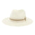 Casual Summer Banding Straw Panama Hat - Ivory HATS - CASUAL HATS Accity   
