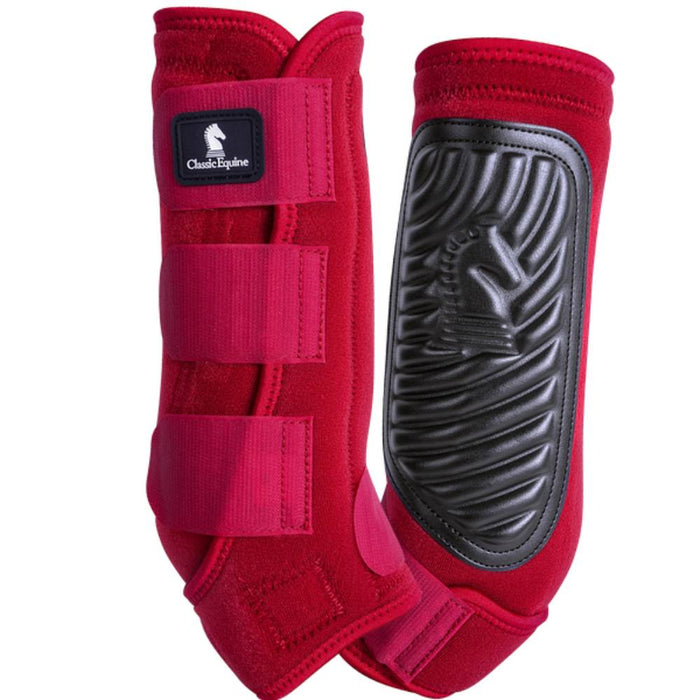 Classic Equine ClassicFit Boots - Hind Tack - Leg Protection Classic Equine Crimson Small 