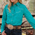 Cruel Denim Girl's Teal Snap Shirt KIDS - Girls - Clothing - Tops - Long Sleeve Tops Cruel Denim   