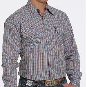 Cinch Modern Long Sleeve Plaid Shirt MEN - Clothing - Shirts - Long Sleeve Shirts Cinch   