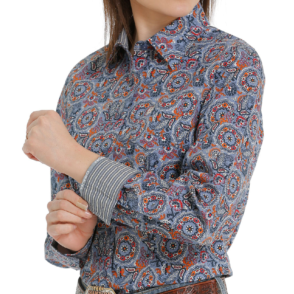 Cinch Women's Paisley Print Button Shirt WOMEN - Clothing - Tops - Long Sleeved Cinch   