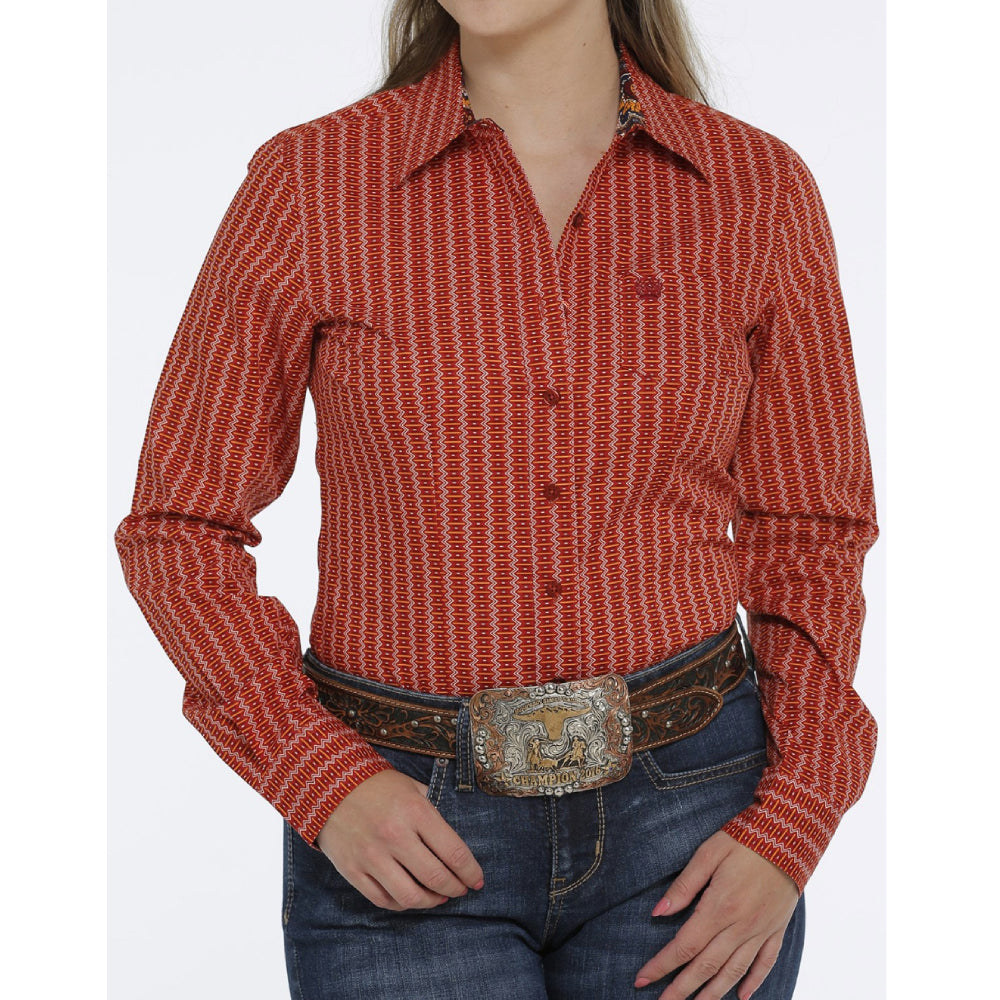 Cinch Women's Zig Zag Stripe Shirt WOMEN - Clothing - Tops - Long Sleeved Cinch   