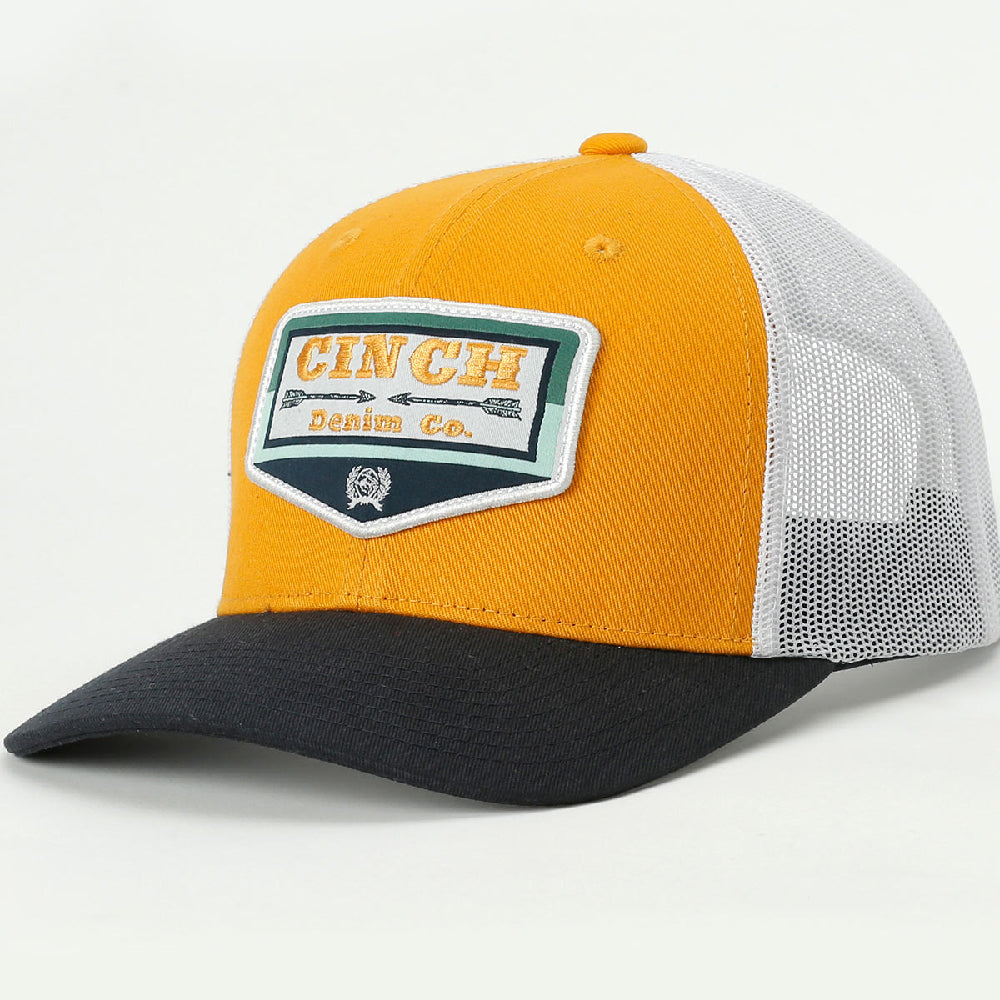 Cinch Logo Patch Trucker HATS - BASEBALL CAPS Cinch   