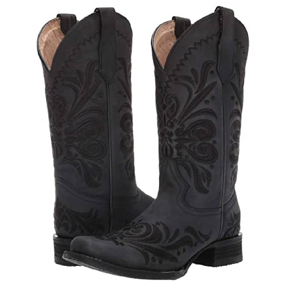Corral Black Embroidery Boot WOMEN - Footwear - Boots - Western Boots Corral Boots   