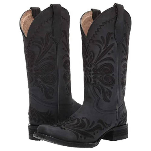 Corral Black Embroidery Boot WOMEN - Footwear - Boots - Western Boots Corral Boots   