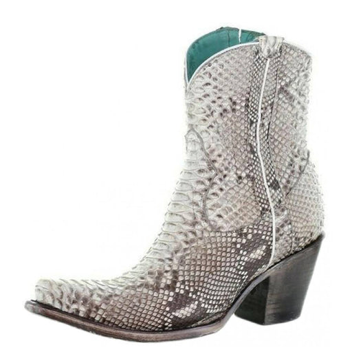 * Corral Natural Python Bootie - FINAL SALE WOMEN - Footwear - Boots - Booties Corral Boots
