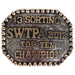 Trophy Buckle 16 Customs & Awards - Buckles Teskey's
