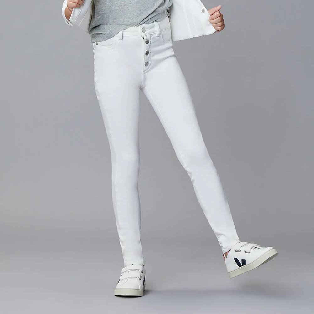 DL1961 Girl's White Chloe High Rise Skinny Jean KIDS - Girls - Clothing - Jeans dl1961   