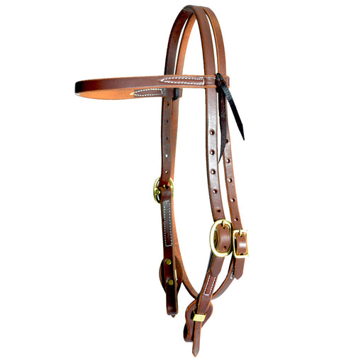 Teskey's Browband w/Quick Change Bit Ends Tack - Headstalls Teskey's Heavy Oil