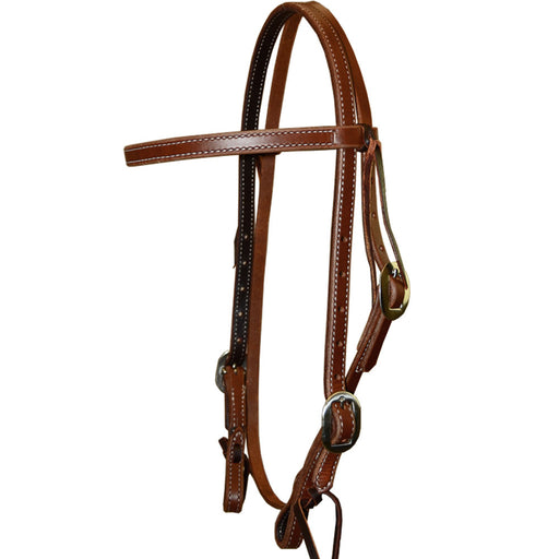 Teskey's Heavy Oil Browband Headstall Tack - Headstalls Teskey's   