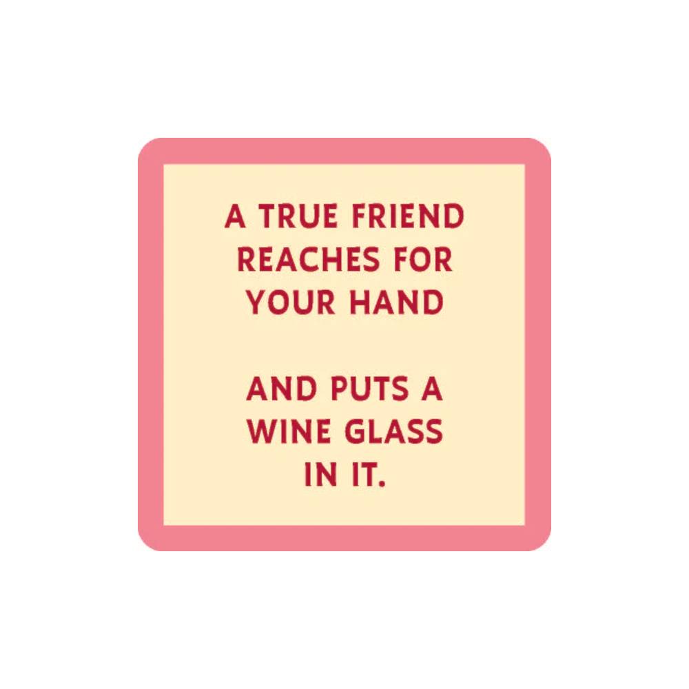 Put A Wine Glass Coaster HOME & GIFTS - Home Decor - Decorative Accents Drinks On Me   