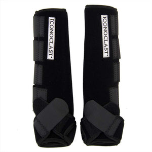 Iconoclast Extra Tall Sport Boots Tack - Leg Protection - Splint Boots Iconoclast Medium Black 