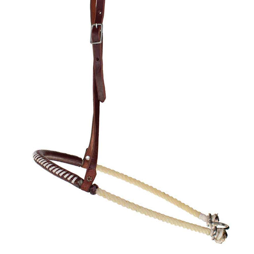 Teskey's Leather Covered Lariat Noseband Tack - Nosebands & Tie Downs Teskey's Heavy Oil