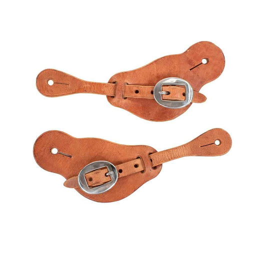 Teskey's Ladies Hermann Oak Leather Cowboy Spur Straps Tack - Spur Straps Teskey's