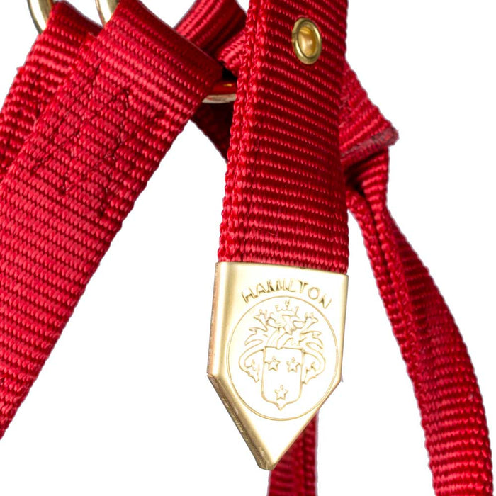 Hamilton 1" Deluxe Nylon Halter - Horse Sizes Tack - Halters & Leads Hamilton
