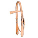 Teskey's Wide Roughout Browband Headstall Tack - Headstalls Teskey's Light Oil  