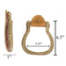 Teskey's 1" Rawhide Flat Bottom Oxbow Tack - Saddle Accessories Teskey's