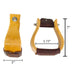 Teskey's 3" Oak Wood Bell Stirrups Tack - Saddle Accessories Teskey's 2"