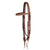 Teskey's Browband Headstall with Tie Ends Tack - Headstalls Teskey's Heavy Oil  