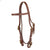 Teskey's Browband Headstall with Buckle Ends Tack - Headstalls Teskey's Heavy Oil  