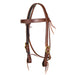 Teskey's 1" Heavy Oil Browband Headstall Tack - Headstalls Teskey's