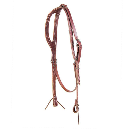 One Ear Headstall w/Throat Latch Tack - Headstalls Teskey's Latigo