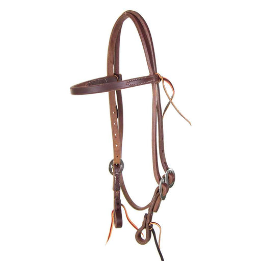Teskey's Browband Headstall w/Cart Buckles Tack - Headstalls Teskey's Heavy Oil