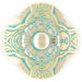 White Gold And Turquoise Concho Tack - Conchos & Hardware MISC Chicago Screw 1" 