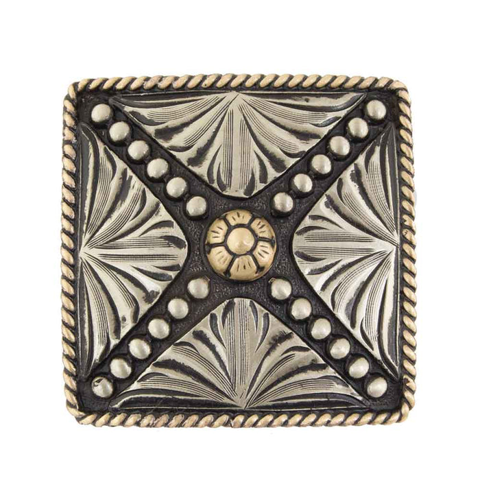 Square Cross Concho Tack - Conchos & Hardware MISC   