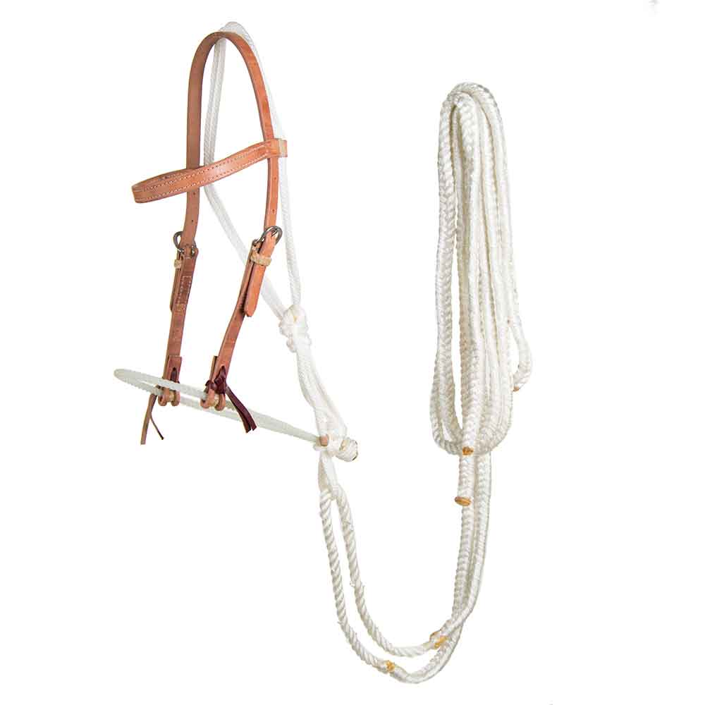 Teskey's Rope And Leather Bosal Tack - Training - Headgear Teskey's   