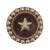 Antique Star Concho With Wire Border Tack - Conchos & Hardware - Conchos MISC Chicago Screw 1" 