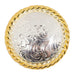 Bright Gold Floral Rope Edge Concho Tack - Conchos & Hardware MISC Chicago Screw  