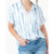 Dylan Hand-Dyed Roll Sleeve Top WOMEN - Clothing - Tops - Short Sleeved Dylan   
