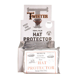 Twister 5" Brim Clear Hat Cover HATS - HAT RESTORATION & ACCESSORIES M&F Western Products   