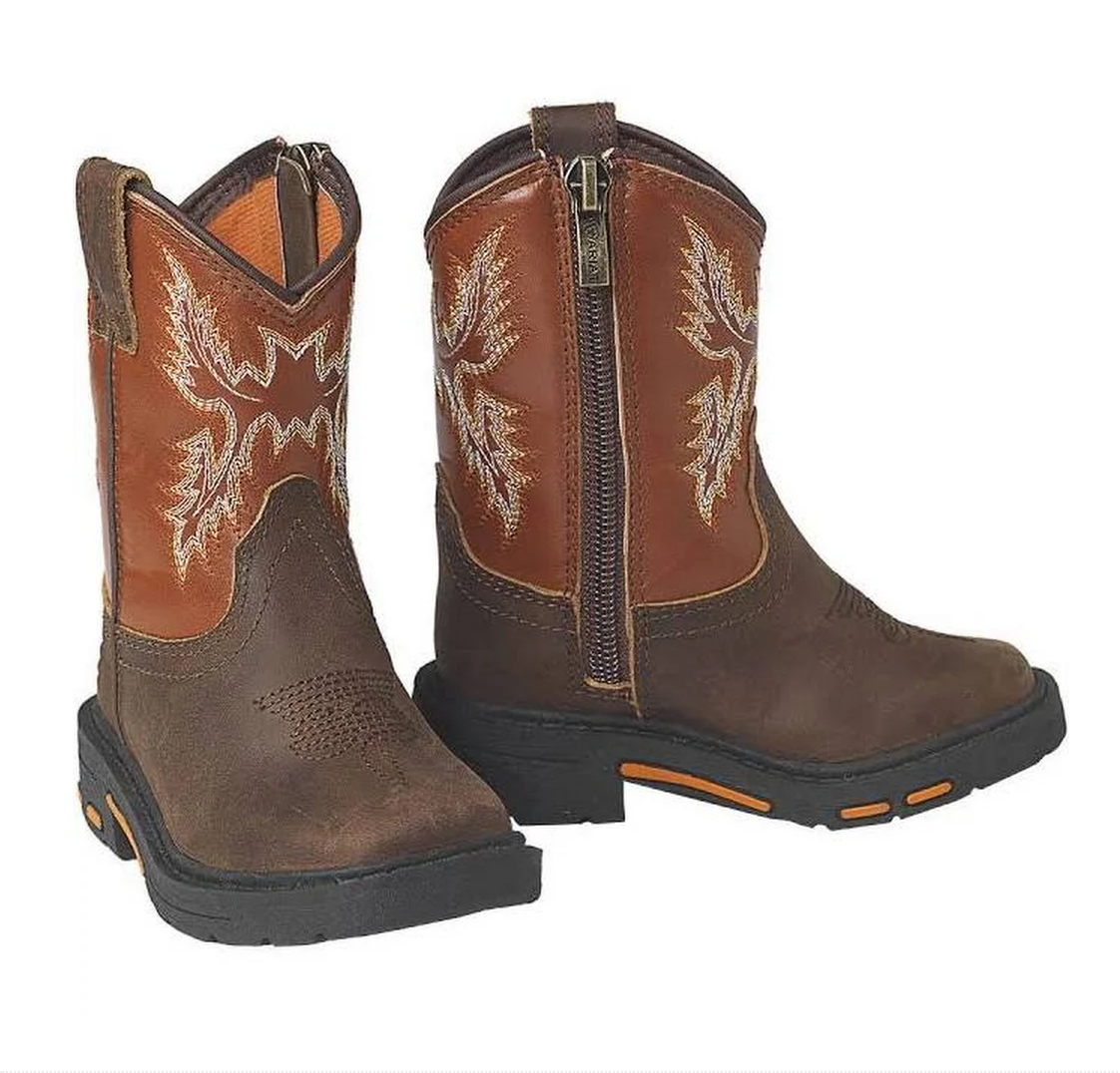 Ariat Kids Chandler Brown Lil' Stompers Boot - Teskeys