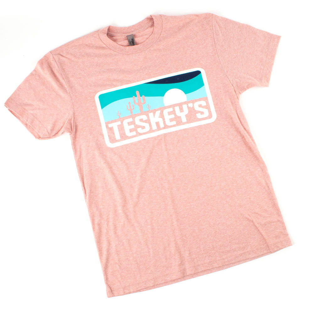 Teskey's Sunset Cactus Tee - Desert Pink TESKEY'S GEAR - SS T-Shirts Ouray Sportswear XL  