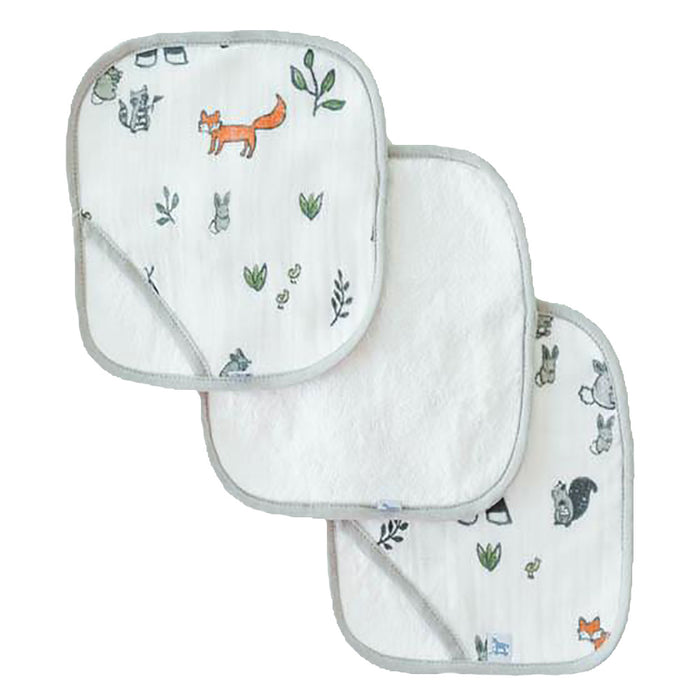 WASH CLOTH 3 PK: FOREST FRIENDS Unclassified Teskey's   