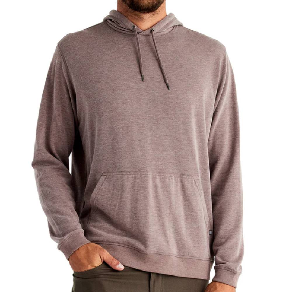 Free Fly Men's Bamboo Pullover Hoody - Heather Mustang