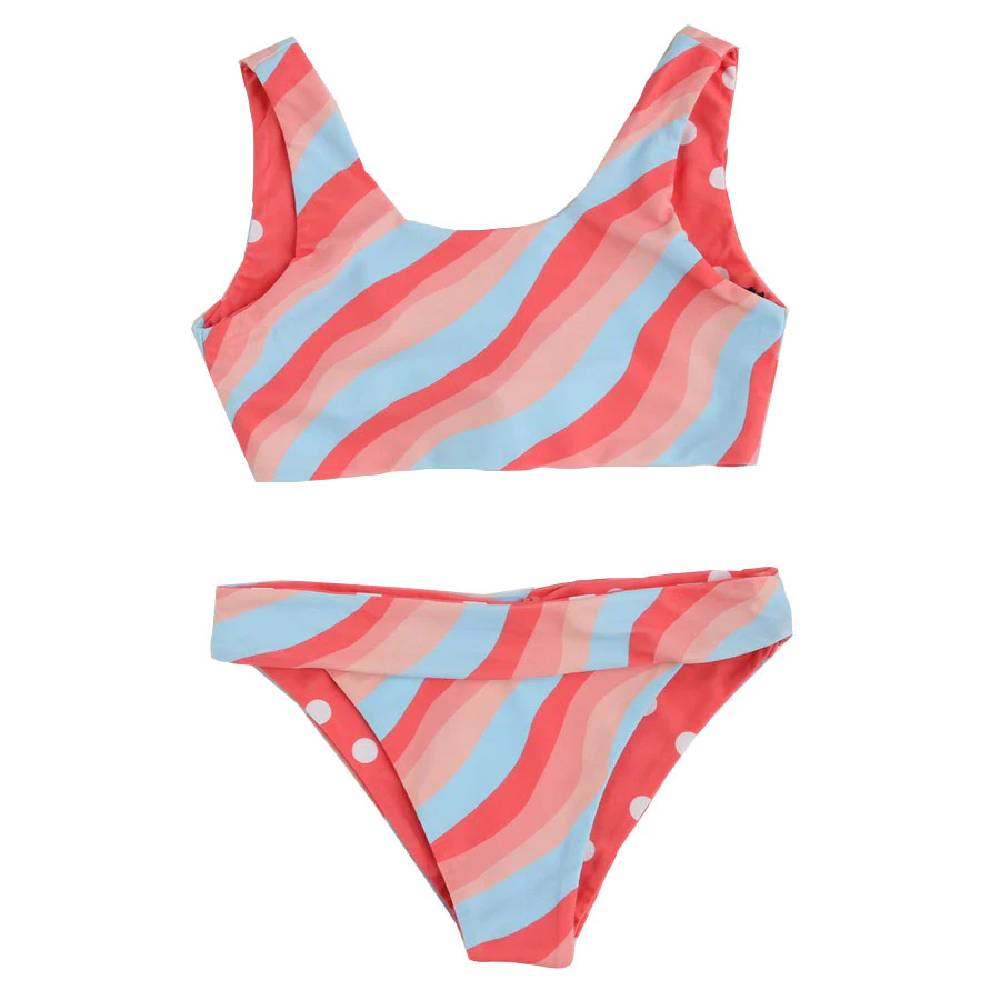 Girl's Island Hopper Reversible Bikini - Teskeys