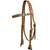 Teskey's Browband Headstall with Rawhide Accents Tack - Headstalls Teskey's Natural  