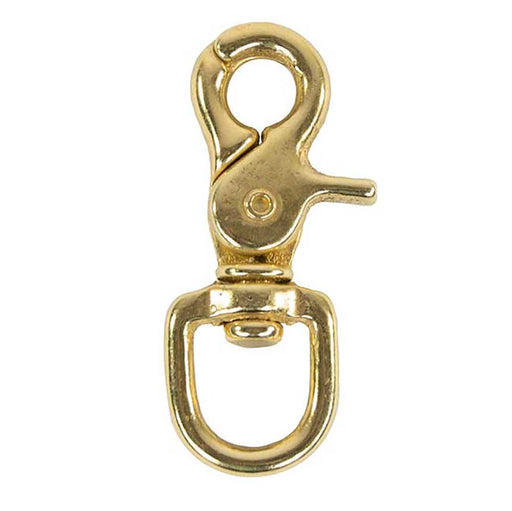Brass Trigger Snap LoopEye 5/8" x 2-5/8" Tack - Conchos & Hardware MISC 5/8" x 2-5/8"  