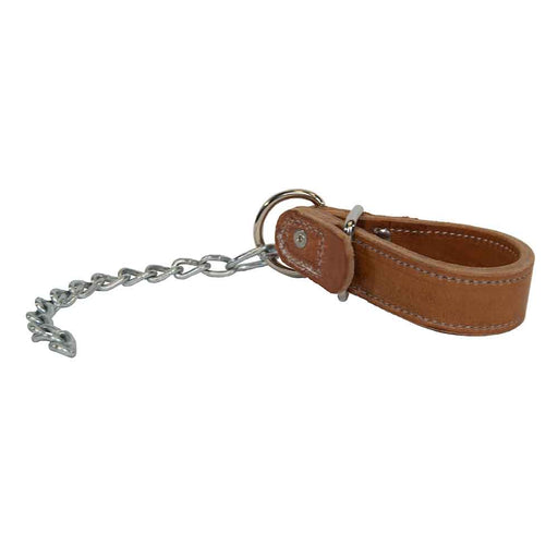 Teskey's 1-1/2" Leather Kick Chain Tack - Training Teskey's