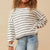 Hayden Girl's Textured Striped Cropped Knit Top - FINAL SALE KIDS - Girls - Clothing - Tops - Long Sleeve Tops HAYDEN LOS ANGELES   