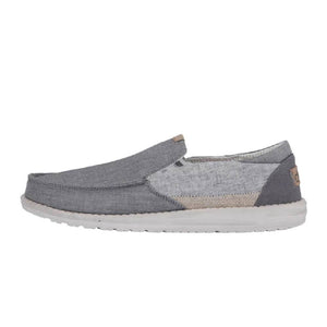 Hey Dude Thad - Chambray Ghost Grey MEN - Footwear - Casual Shoes HEY DUDE   