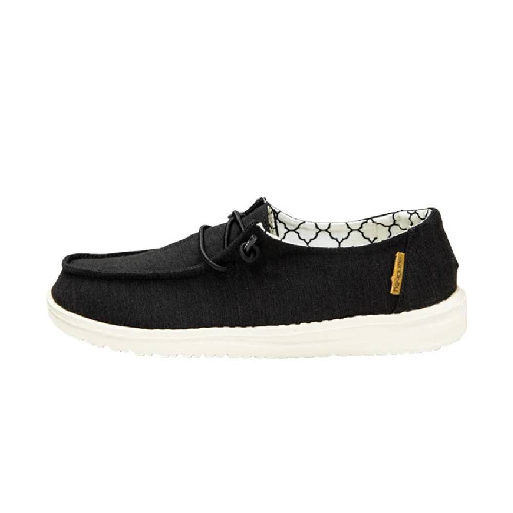 Hey Dude Youth Wendy Linen Black