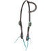 Martin Saddlery Antiqued Dots One Ear Headstall Tack - Headstalls Martin Saddlery   